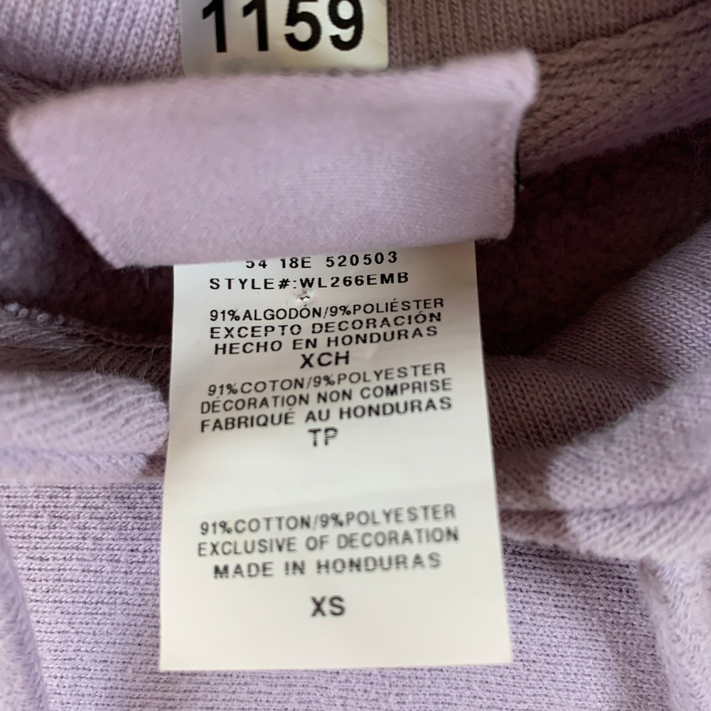 Champion Women's Reverse Weave‎ Pullover Hoodie Sweatshirt Heavyweight Purple XS - Picture 7 of 10